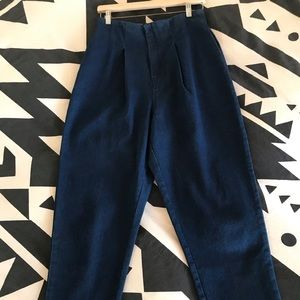 The Fifth Label Tapered Leg Pleated Denim Size L
